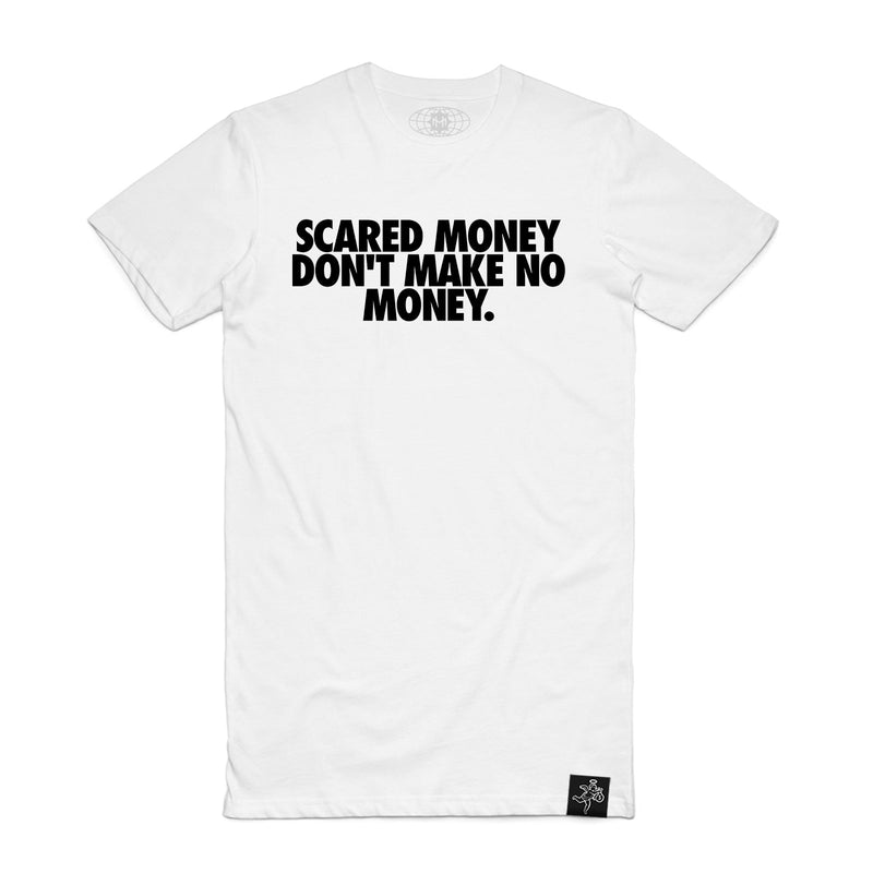 Scared Money Tee White