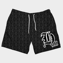 SKI MASK PATTERN SHORTS BLACK