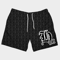 SKI MASK PATTERN SHORTS BLACK