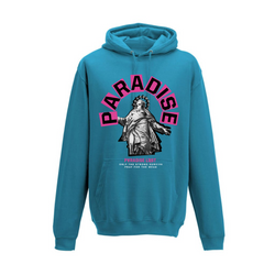 STATUE OF PARADISE HOODIE S.BLUE/PINK